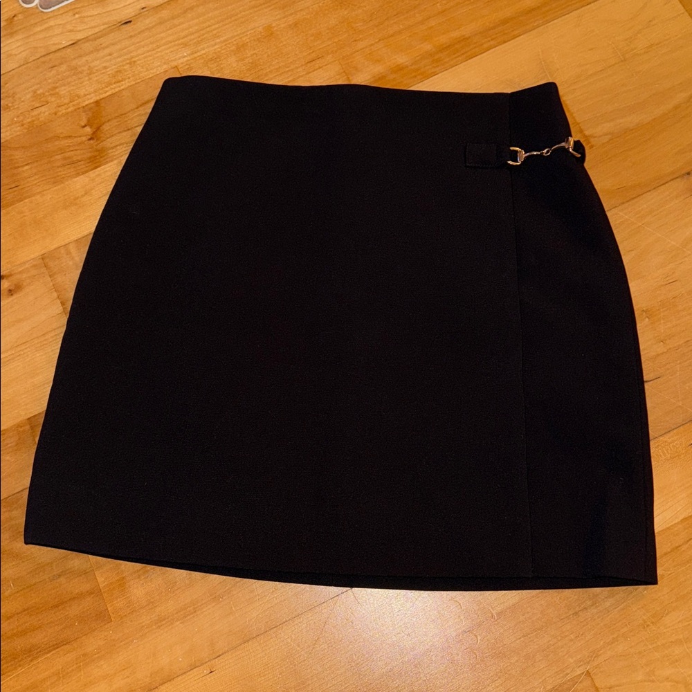 Ever New Black Mini Skirt with Gold Accent - Picture 4 of 10